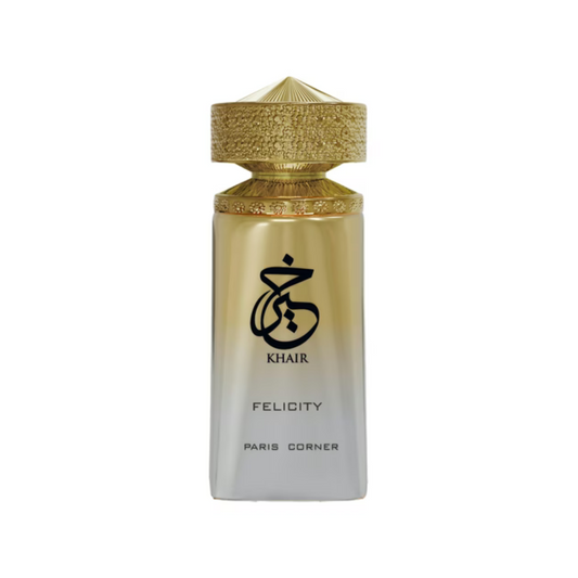 Khair Felicity Paris Corner EDP: Champán, Vainilla y Rosa | Unisex