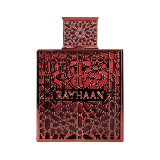 Rayhaan Crimson: Perfume Ámbar Especiado, Canela y Vainilla | EDP