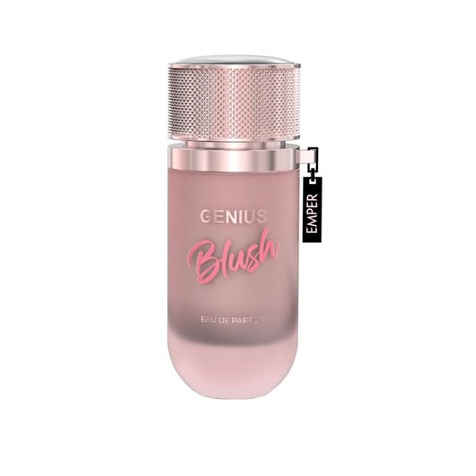 Genius Blush Emper EDP | Bergamota, Peonía y Vainilla | Fragancia Femenina Floral Gourmand