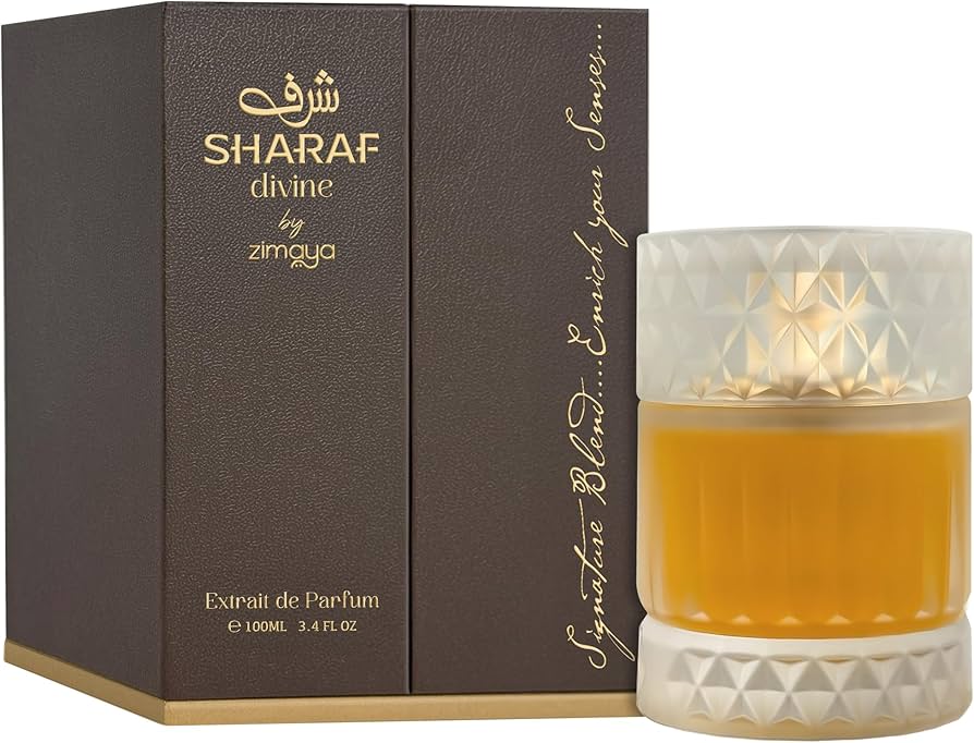 Zimaya Sharaf Divine | Extrait de Parfum Frambuesa Caramelo Coñac | 100ml