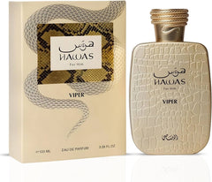 Hawas Viper Rasasi | EDP Aromático Resinoso Tabaco | 100ml