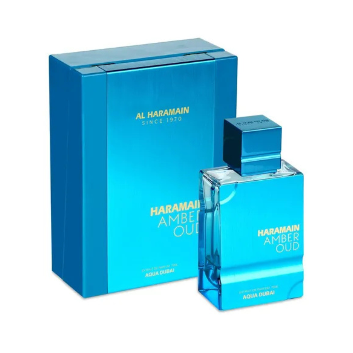 Amber Oud Aqua Dubai Al Haramain | Extrait Amaderado Oriental | 100ml