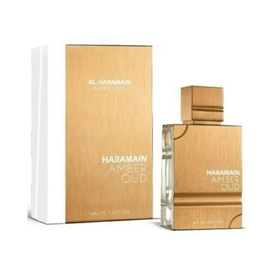 Al Haramain Amber Oud White | Cítrico Floral Elegante Unisex
