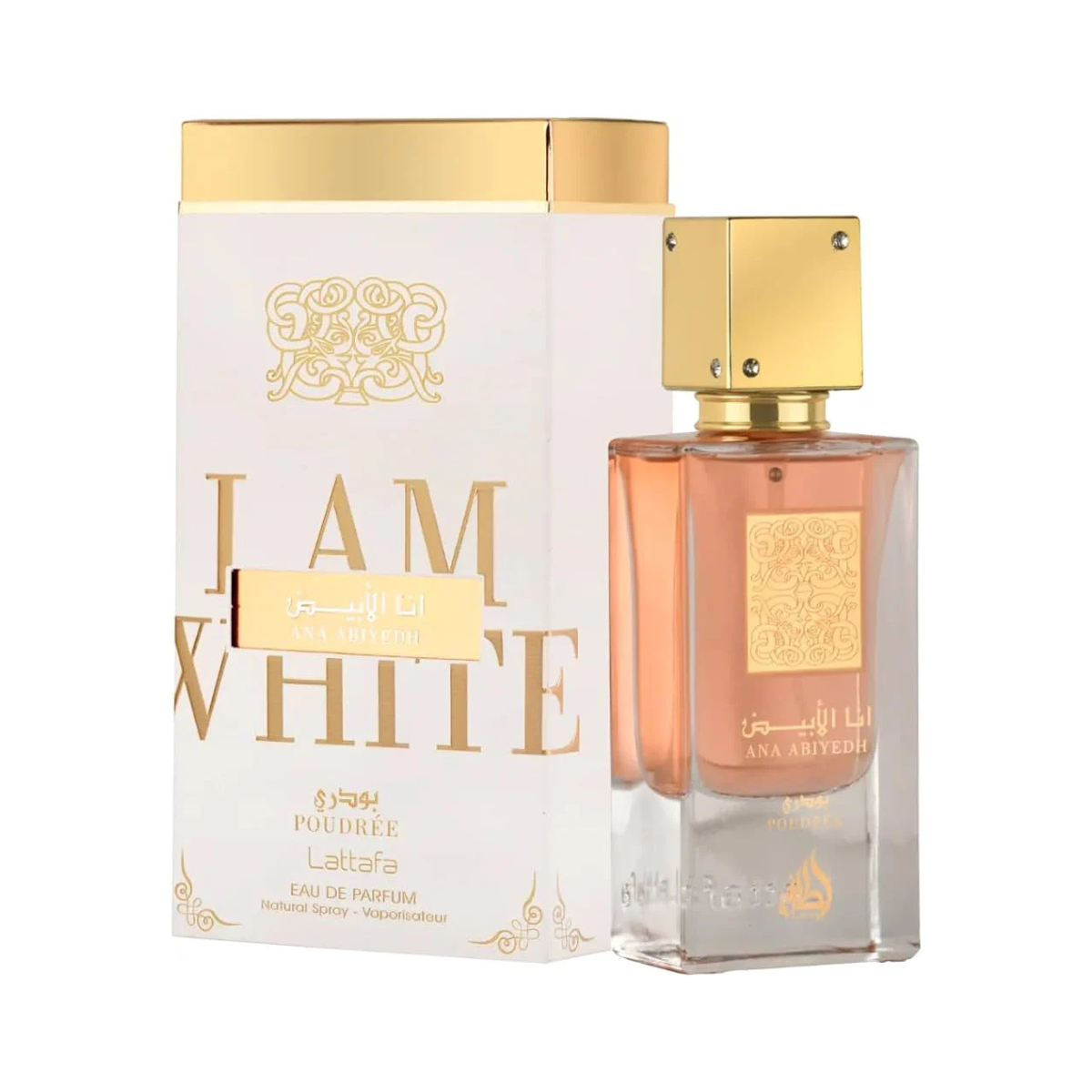 Ana Abiyedh Poudrée Lattafa | EDP Amaderado Oriental | 100ml