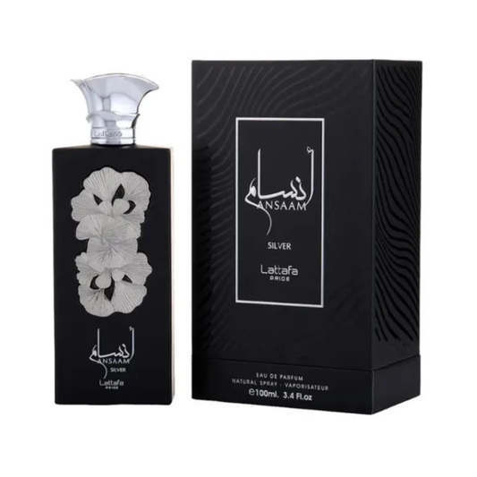 Ansaam Silver Lattafa | EDP Cardamomo, Vainilla y Ámbar