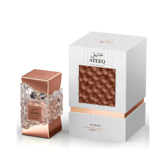 Ateeq Nusuk Extracto de Perfume | Miel, Tabaco y Especias