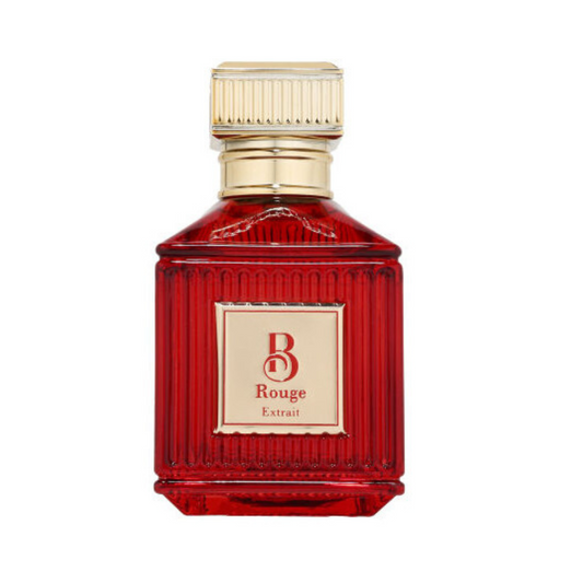 B Rouge Extrait Fragrance World | Almendra, Azafrán y Ámbar | Unisex Lujo