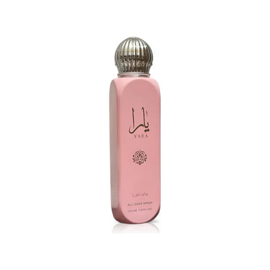 Bruma Yara Lattafa 150ml: Velo Floral Frutal de Vainilla y Sándalo