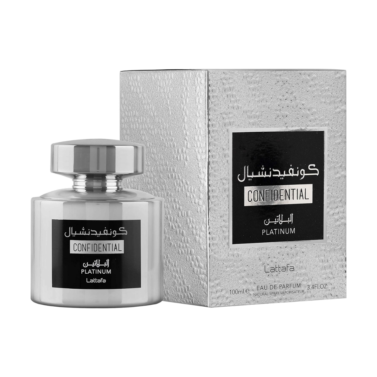 Confidential Platinum Lattafa | EDP Amaderado Oriental | 100ml