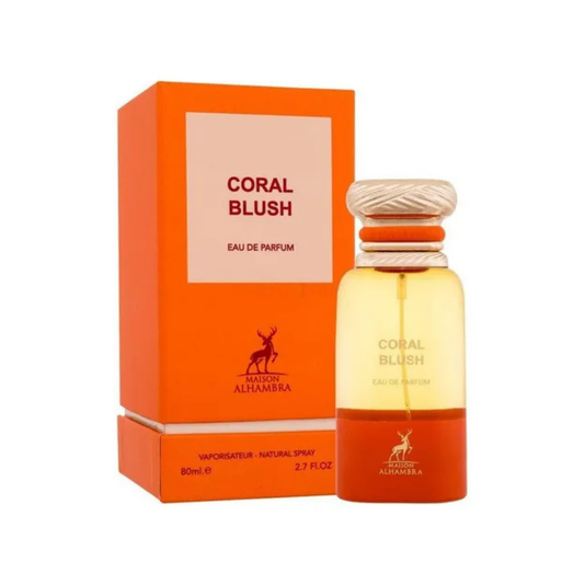 Coral Blush Maison Alhambra: Dulzura Exótica | Peach & Coñac