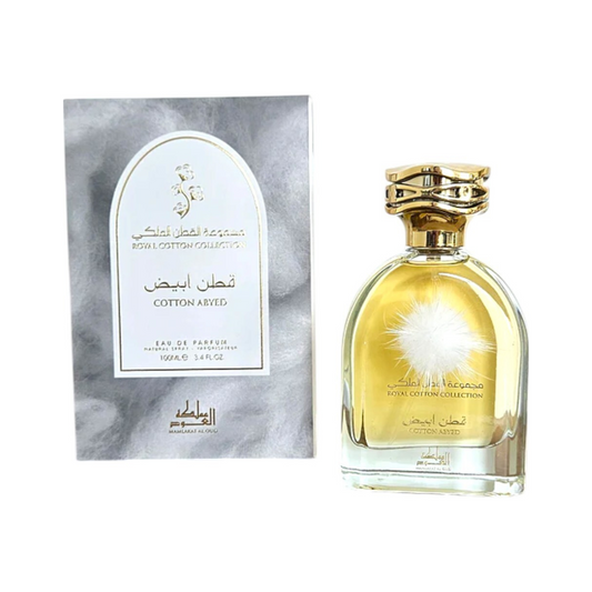 Cotton Abyed Mamlakat Al Oud | Almizcle Ciruela Praliné Vainilla | Fragancia Suave Gourmet