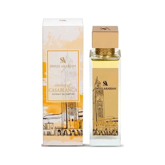 Essence of Casablanca Swiss Arabian: Elixir Frutal, Amaderado y Oriental | Unisex