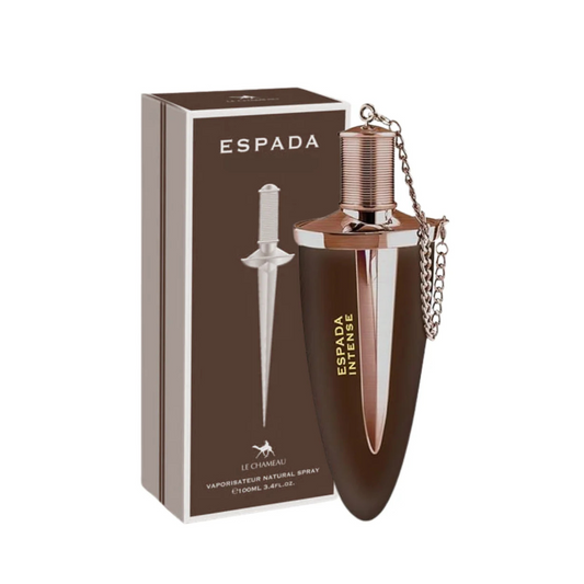 Espada Intense Le Chameau: Perfume Ámbar Dulce Unisex de Lujo