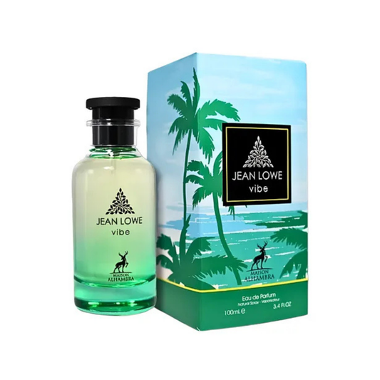 Jean Lowe Vibe EDP: Aroma Tropical Cítrico, Menta y Dátiles