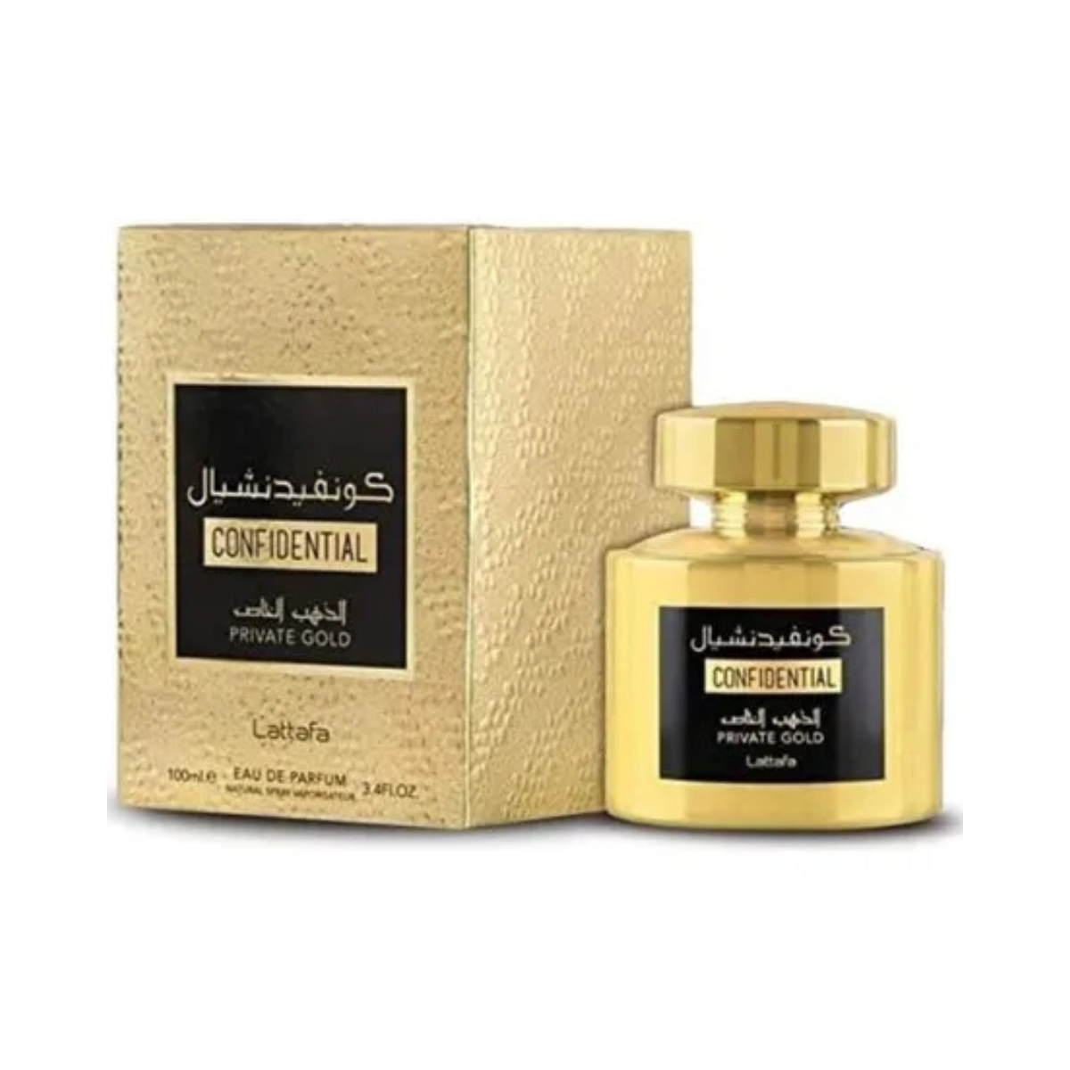Confidential Private Gold Lattafa | EDP Amaderado Oriental | 100ml