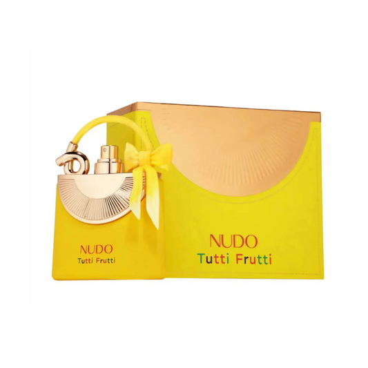 Nudo Tutti Frutti Fragrance World: Perfume Unisex Floral Frutal Gourmand, Piña, Goma de Mascar y Vainilla