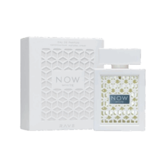 Rave Now White Lattafa: Cítrico, Fresco y Almizclado | Unisex EDP
