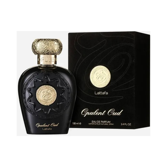 Opulent Oud Lattafa: Oud Puro, Ámbar y Especias | Oriental Intenso Unisex | 100ml