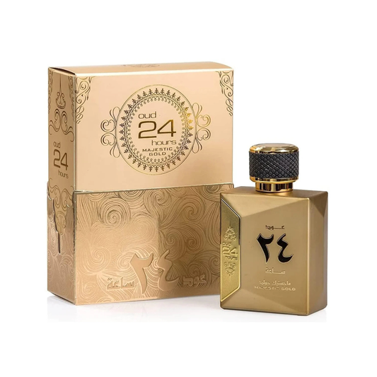 Oud 24 Hours Majestic Gold: Oriental Floral Oud Unisex | Lujo Árabe