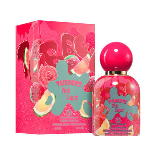 Pink Sugar Tubbees: EDP Unisex de Caramelo, Coco y Melocotón Floral