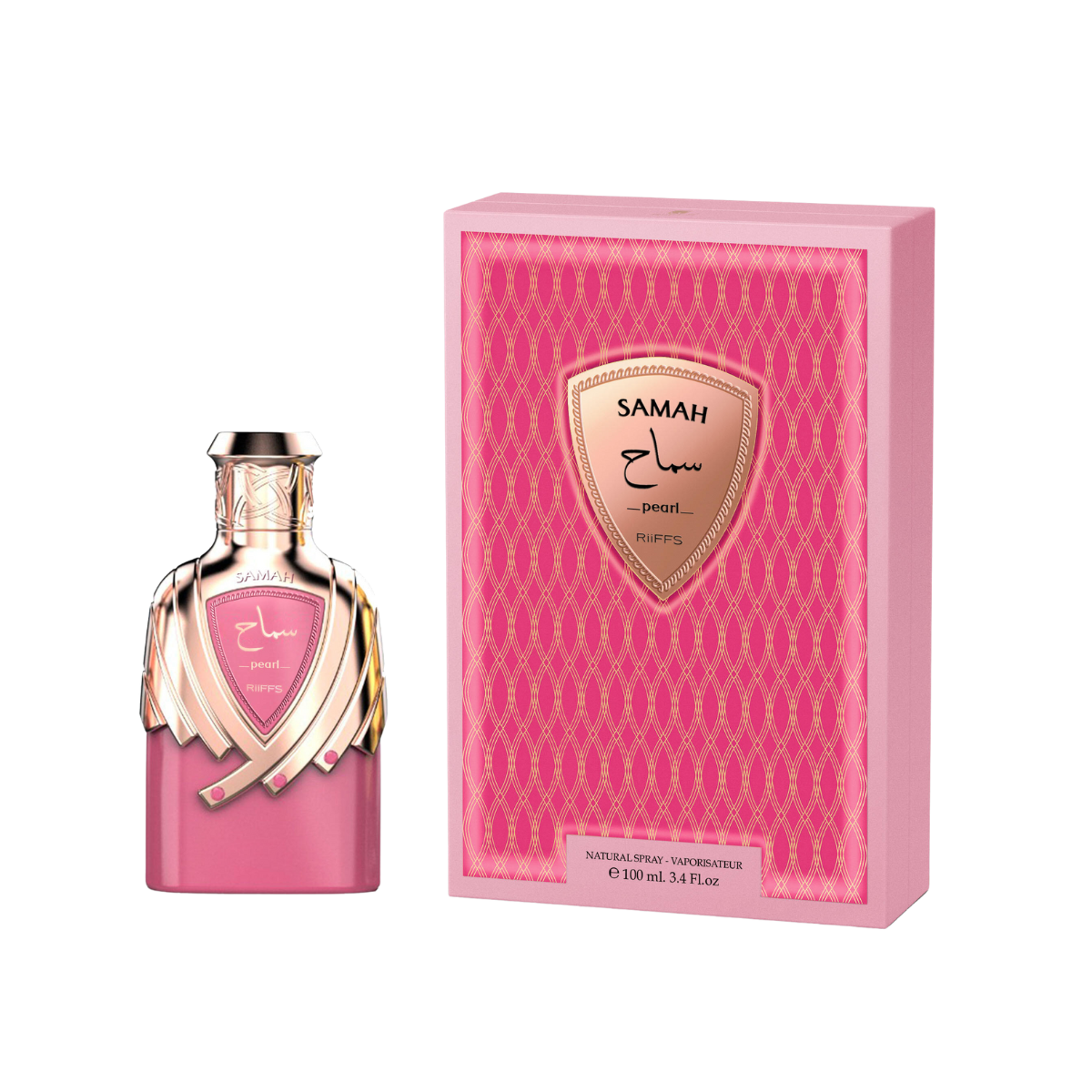 Samah Pearl Riiffs | Extrait Floral Frutal Rosa | 100ml