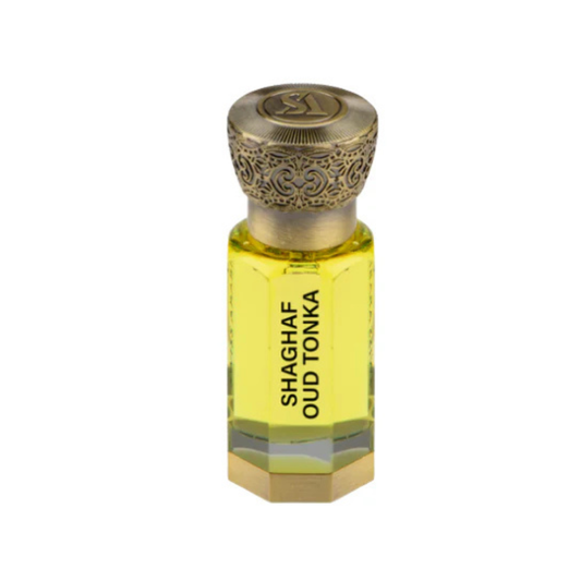 Shaghaf Oud Tonka: Almendra, Vainilla y Canela Unisex