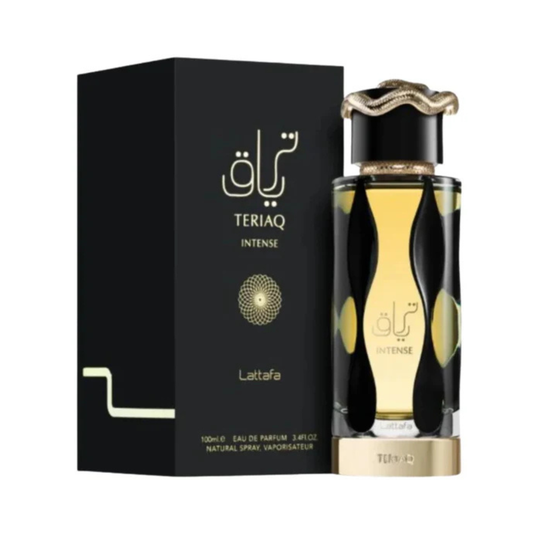 Teriaq Intense Lattafa: Licor, Azafrán y Canela - Perfume Oriental Unisex