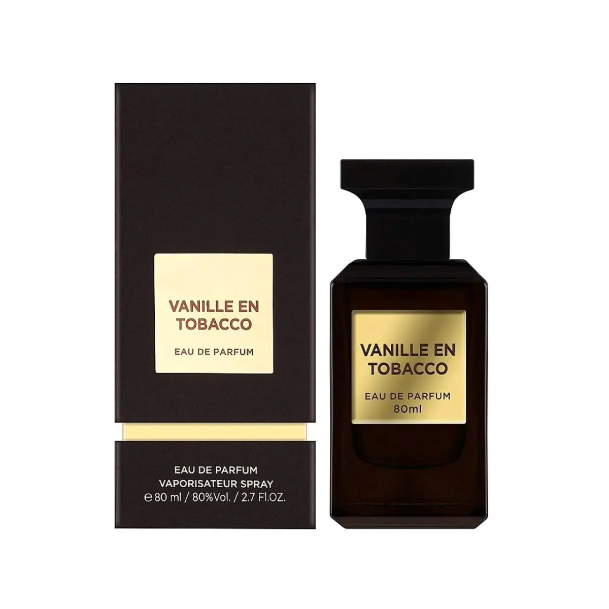 Vanille En Tobacco Fragrance World | EDP Amaderado Oriental | 100ml