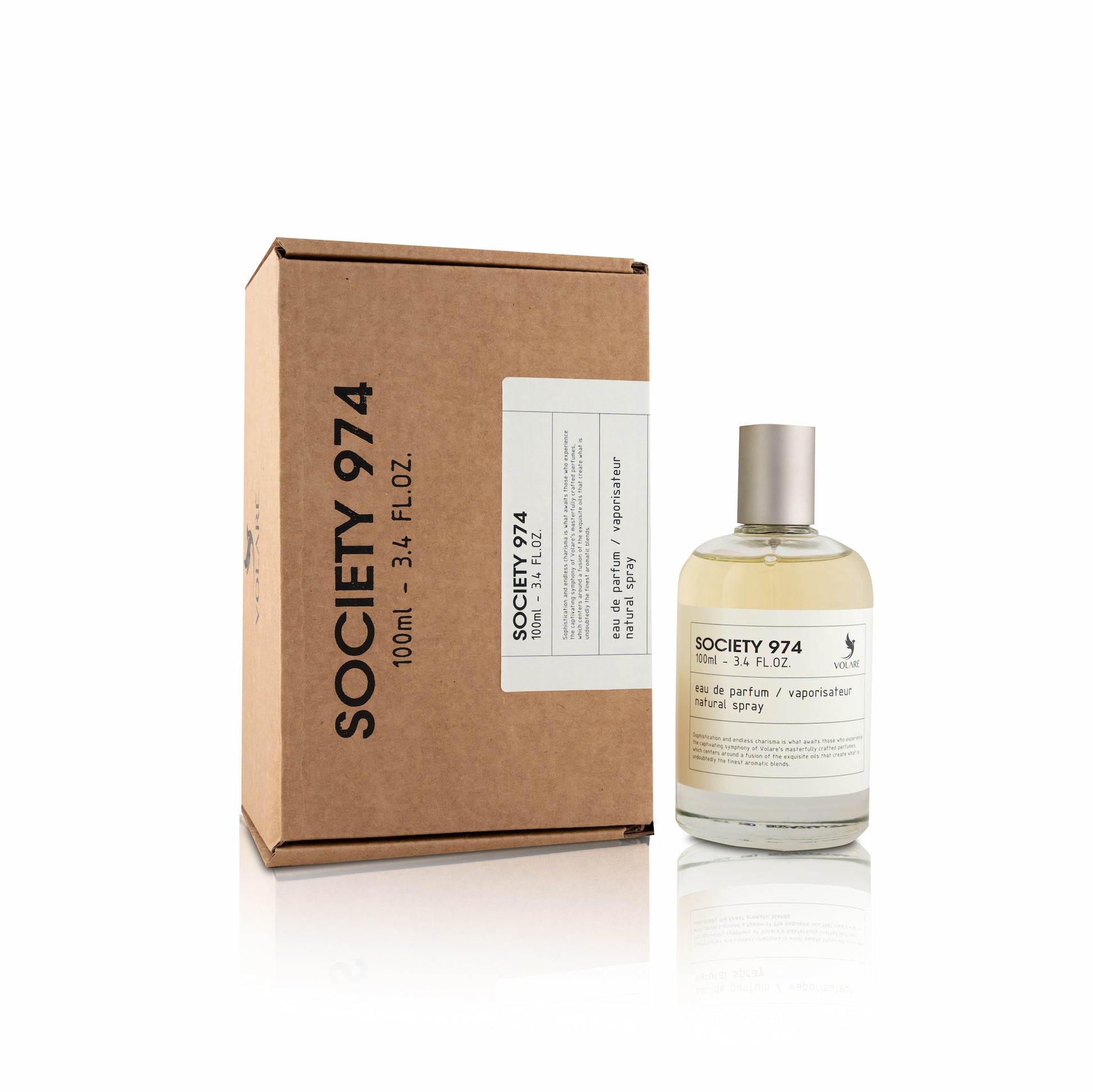 Society 974 Volare | EDP Iris Cedro Cuero | 100ml
