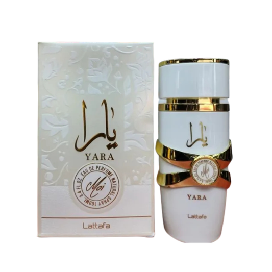 Yara Moi Lattafa | Floral Gourmand con Jazmín, Caramelo y Ámbar