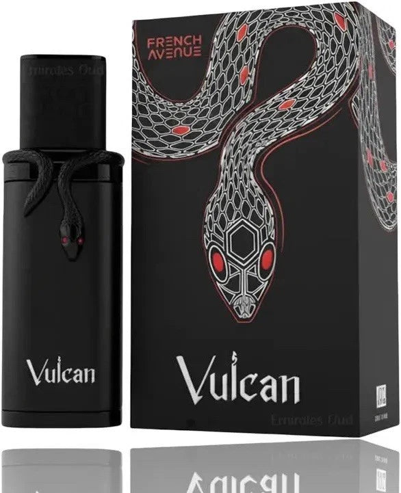 Vulcan Black French Avenue | Extrait Cuero Especiado Manzana | 100ml